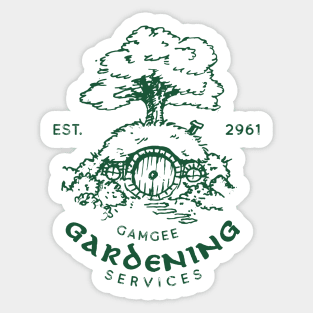 Gamgee Gardening Services Sticker